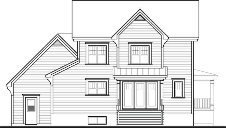 European House Plan #034-01031 Elevation Photo