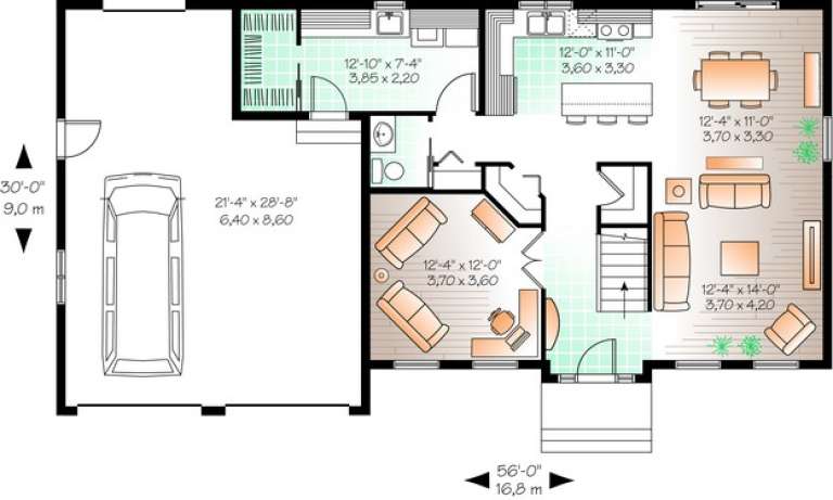 House Plan House Plan #13652 Drawing 1