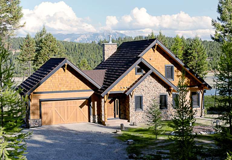 Cottage House Plan #034-01039 Elevation Photo