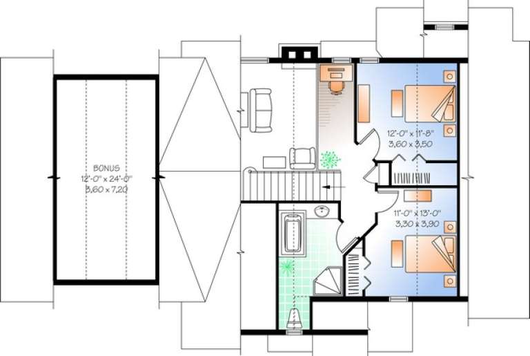 House Plan House Plan #13659 Drawing 2