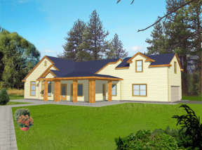 Country House Plan #039-00114 Elevation Photo