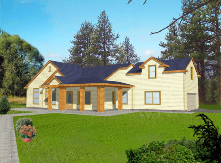 House Plan House Plan #1366 Front Elevation