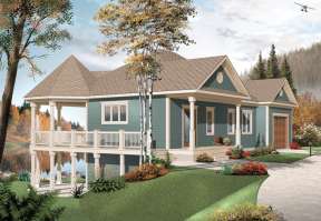 Country House Plan #034-01041 Elevation Photo