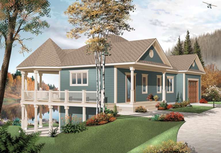 Country House Plan #034-01041 Elevation Photo