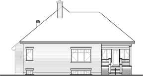 Lake Front House Plan #034-01044 Elevation Photo