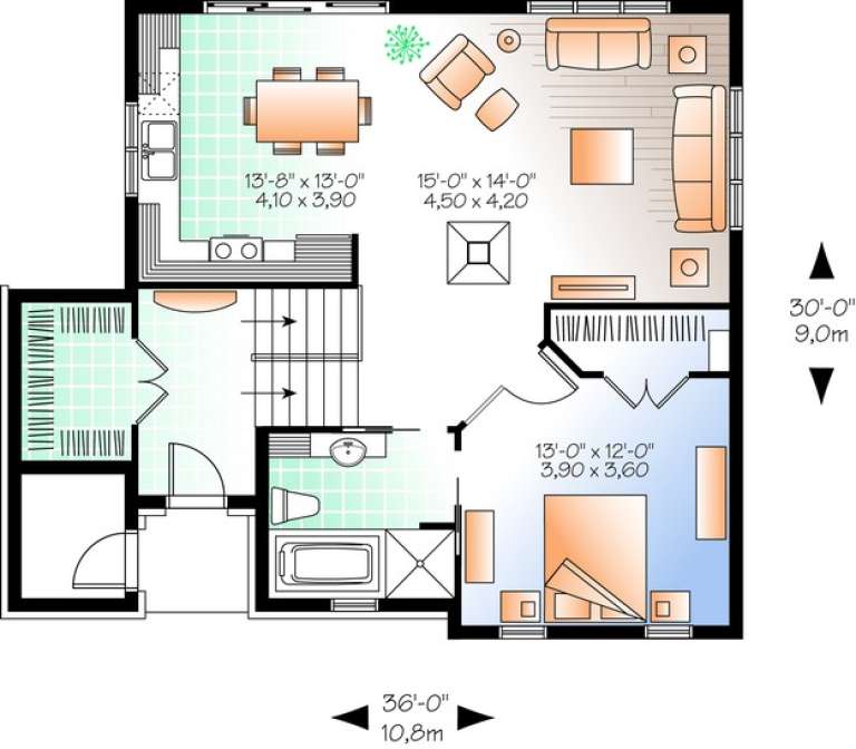 House Plan House Plan #13667 Drawing 2