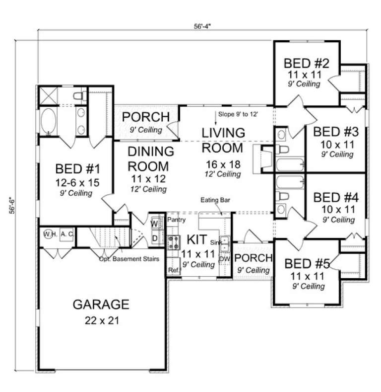House Plan House Plan #13671 Drawing 1