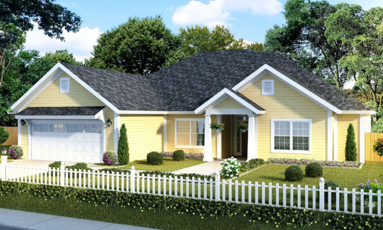 House Plan House Plan #13673 Front Elevation
