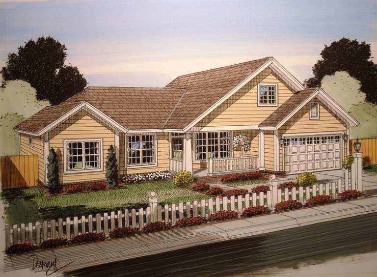 House Plan House Plan #13674 Front Elevation