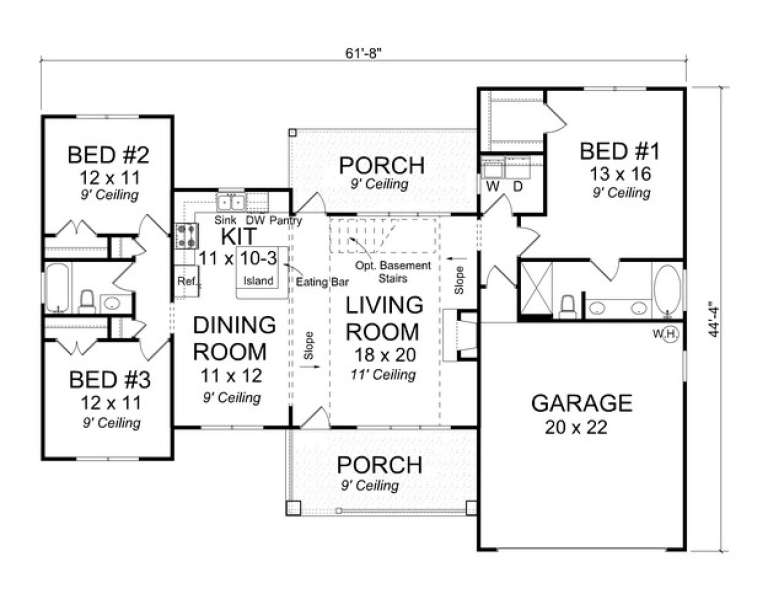 House Plan House Plan #13674 Drawing 1