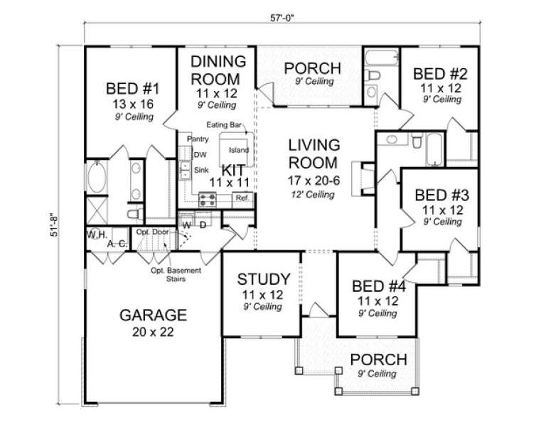 House Plan House Plan #13675 Drawing 1