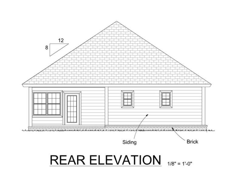 Bungalow House Plan #4848-00006 Elevation Photo