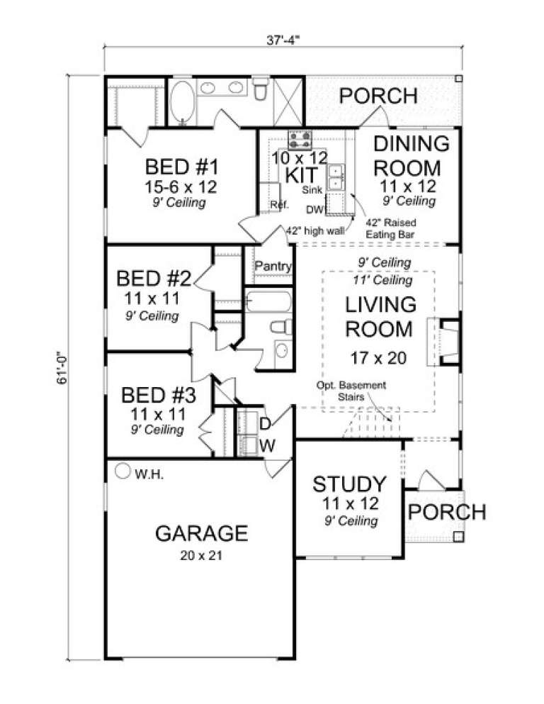 House Plan House Plan #13676 Drawing 1