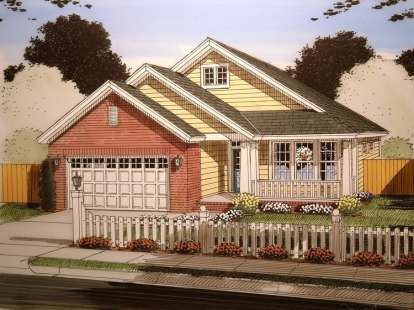Craftsman House Plan #4848-00007 Elevation Photo