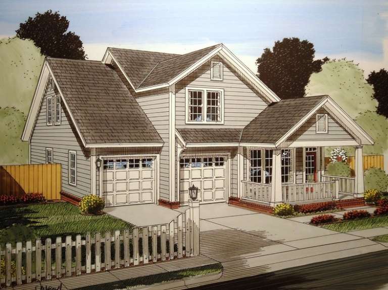 House Plan House Plan #13678 Front Elevation