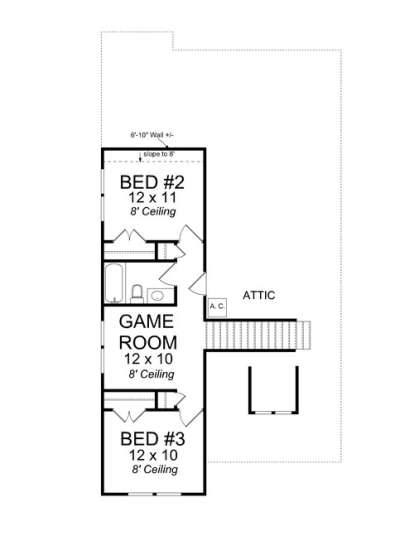 Second Floor for House Plan #4848-00009
