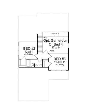 Floorplan 2 for House Plan #4848-00010