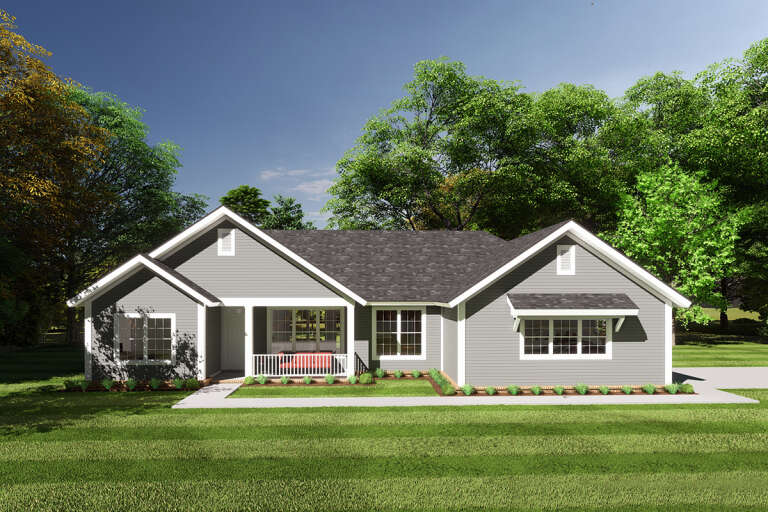 House Plan House Plan #13683 Front Elevation 