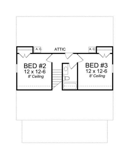 Second Floor for House Plan #4848-00015