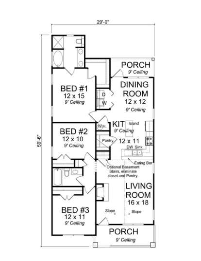Main Floor  for House Plan #4848-00016