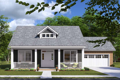 Bungalow House Plan #4848-00018 Elevation Photo