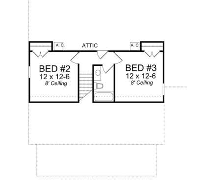 Second Floor for House Plan #4848-00018