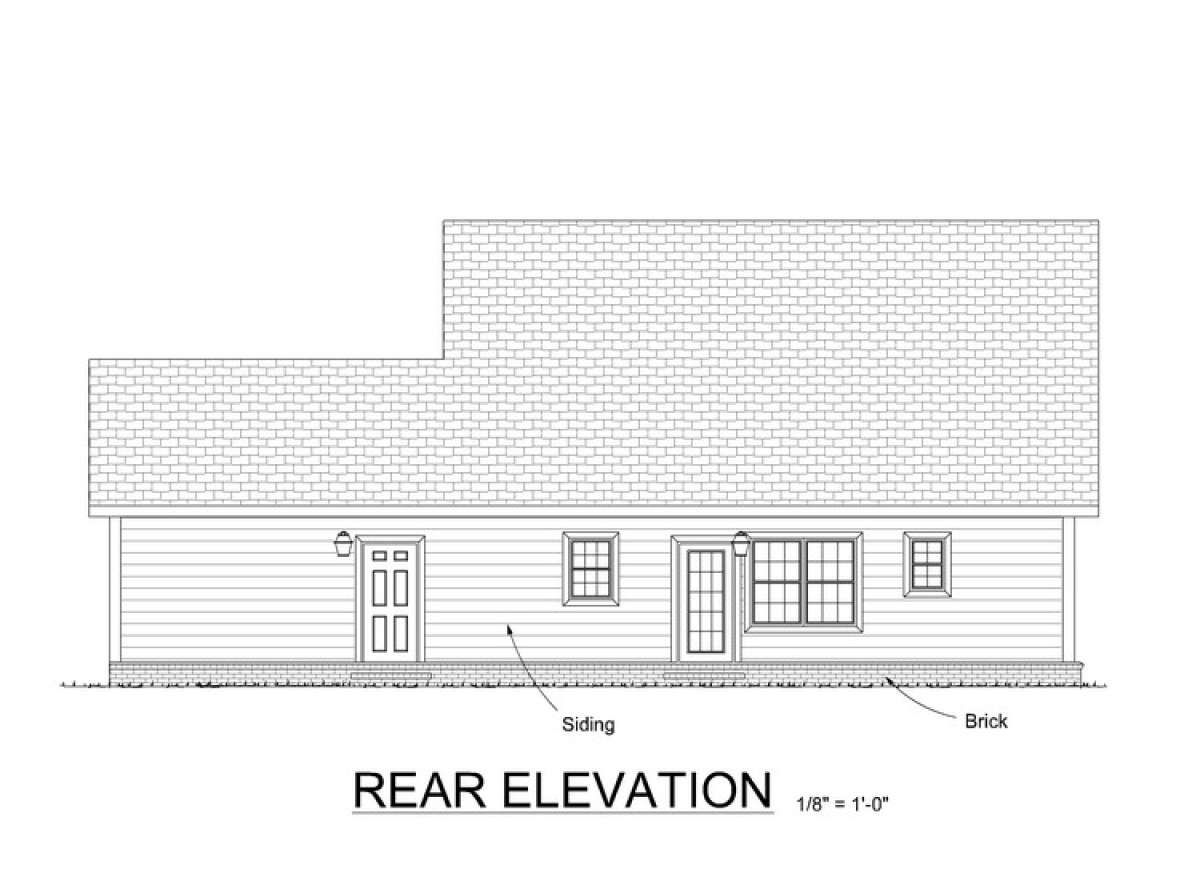 Country House Plan #4848-00020 Elevation Photo