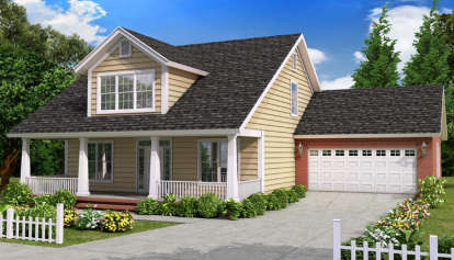 House Plan House Plan #13690 Front Elevation