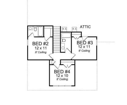 Floorplan 2 for House Plan #4848-00020