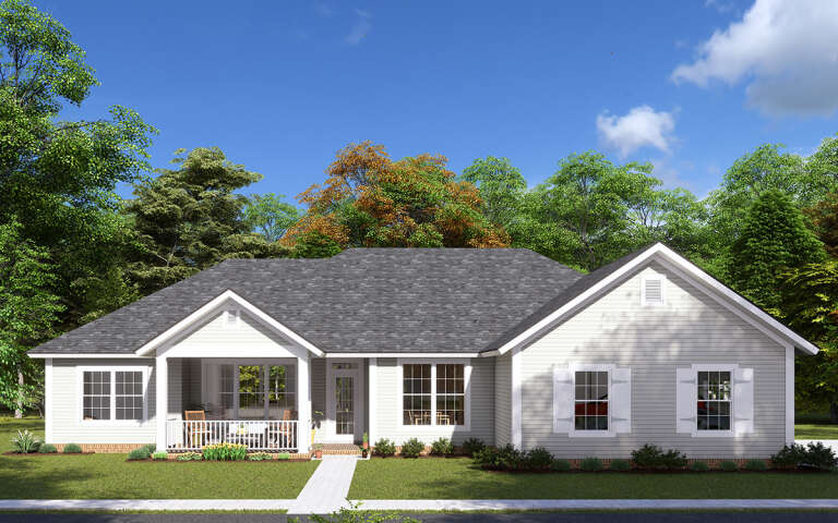 House Plan House Plan #13692 Front Elevation 