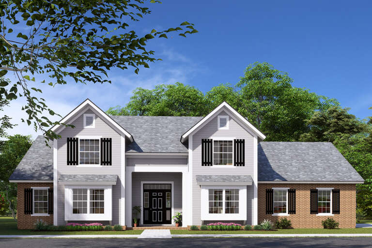 House Plan House Plan #13693 Front Elevation