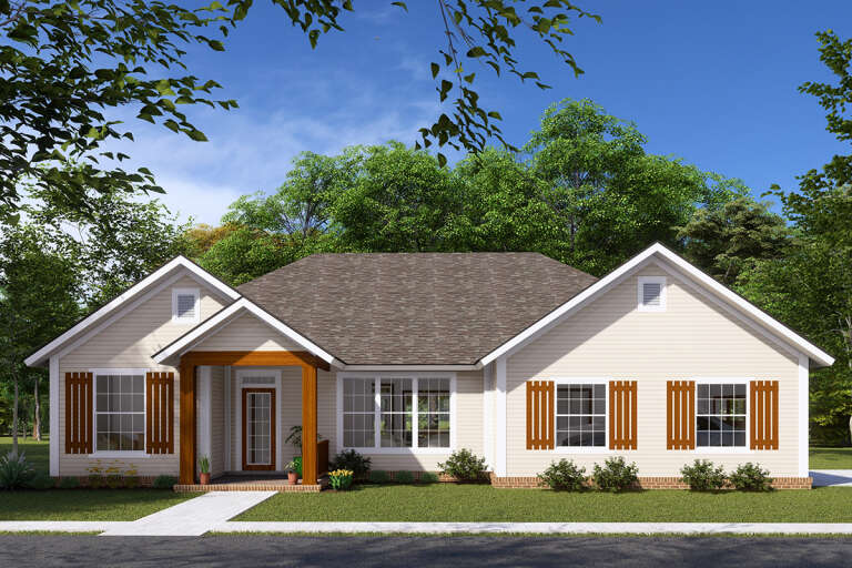 House Plan House Plan #13694 Front Elevation