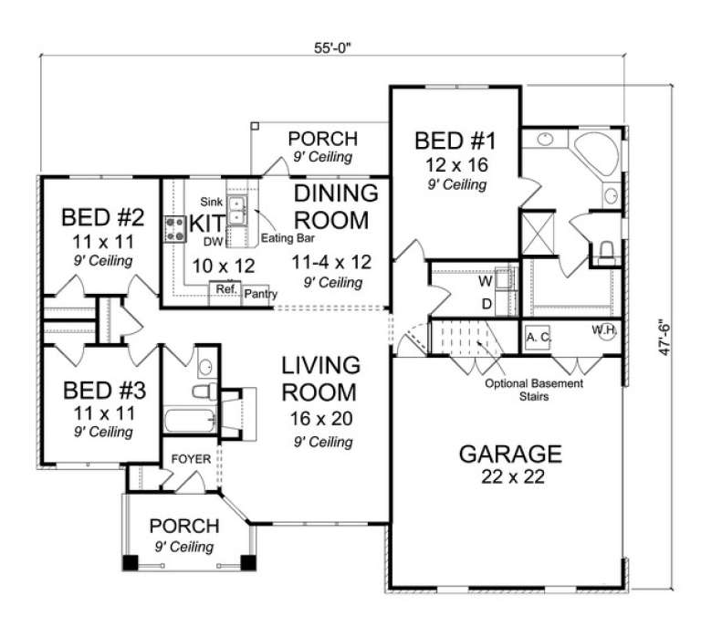 House Plan House Plan #13695 Drawing 1
