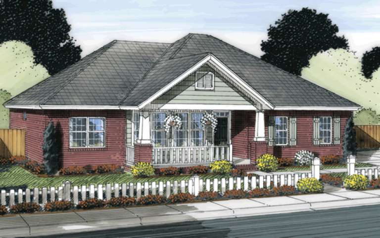 House Plan House Plan #13697 Front Elevation