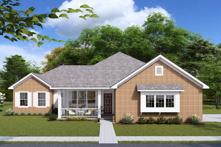 House Plan House Plan #13699 Front Elevation