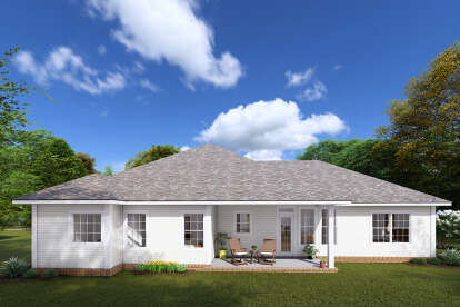 Ranch House Plan #4848-00029 Elevation Photo