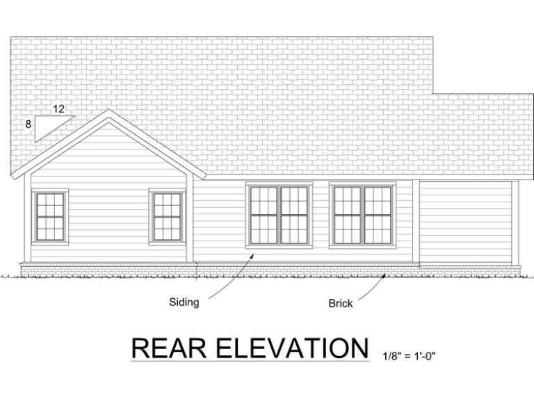 Traditional House Plan #4848-00033 Elevation Photo