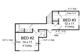 Floorplan 2 for House Plan #4848-00033