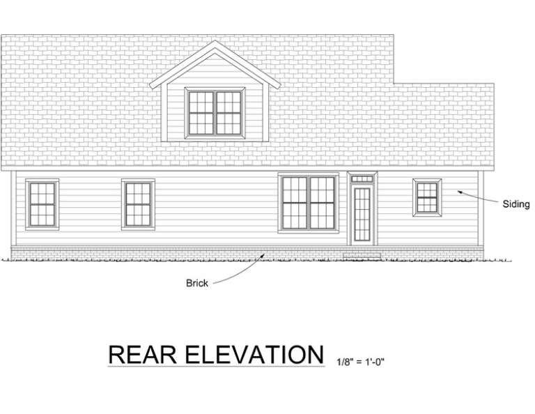 Craftsman House Plan #4848-00036 Elevation Photo