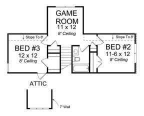 Floorplan 2 for House Plan #4848-00036