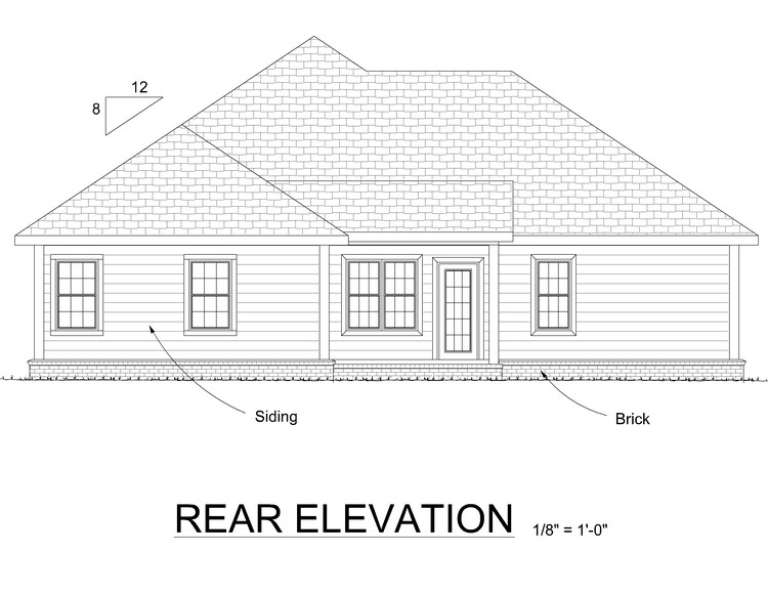 Bungalow  House Plan #4848-00037 Elevation Photo