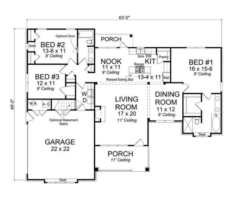 House Plan House Plan #13708 Drawing 1