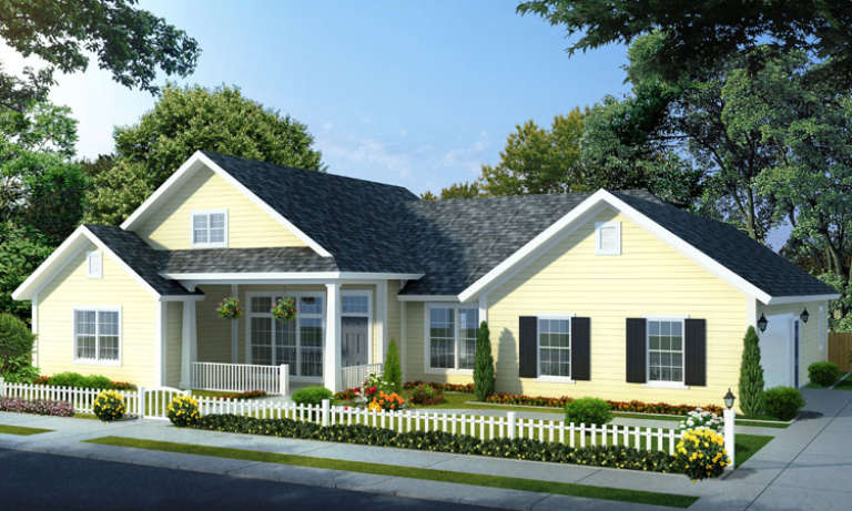 House Plan House Plan #13709 Front Elevation