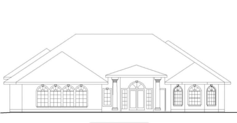 Traditional House Plan #039-00119 Elevation Photo