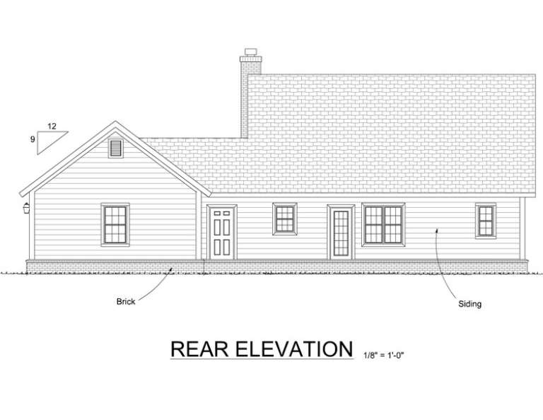 Country House Plan #4848-00040 Elevation Photo