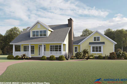 Country House Plan #4848-00040 Elevation Photo