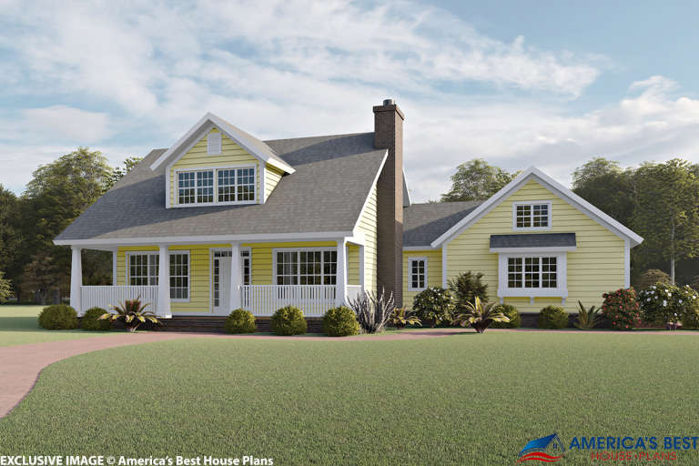 House Plan House Plan #13710 Front Elevation 