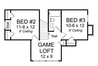 Floorplan 2 for House Plan #4848-00040