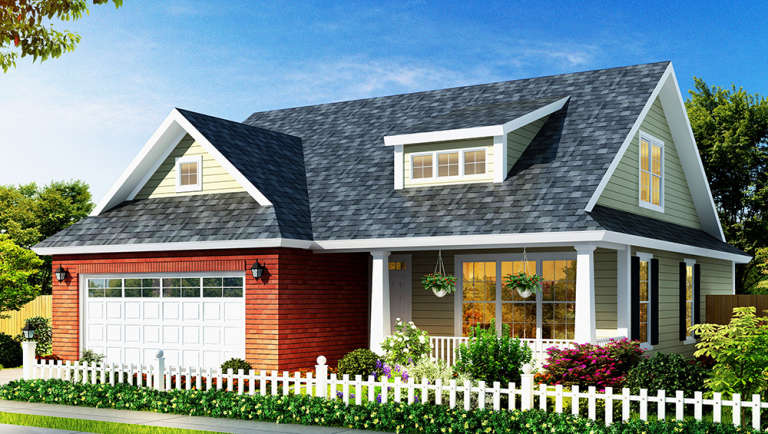 Craftsman House Plan #4848-00041 Elevation Photo