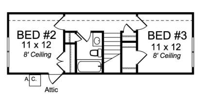 Floorplan 2 for House Plan #4848-00042